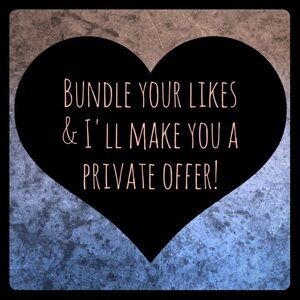 💖 Bundle your likes for a private offer from me😎
